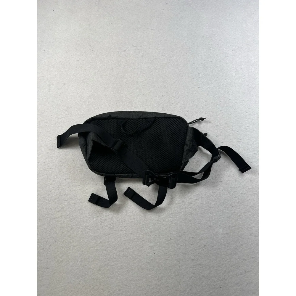 USED Dark Realm Black Ripstop Waist Bag Fanny Pack Sling Nice Condition